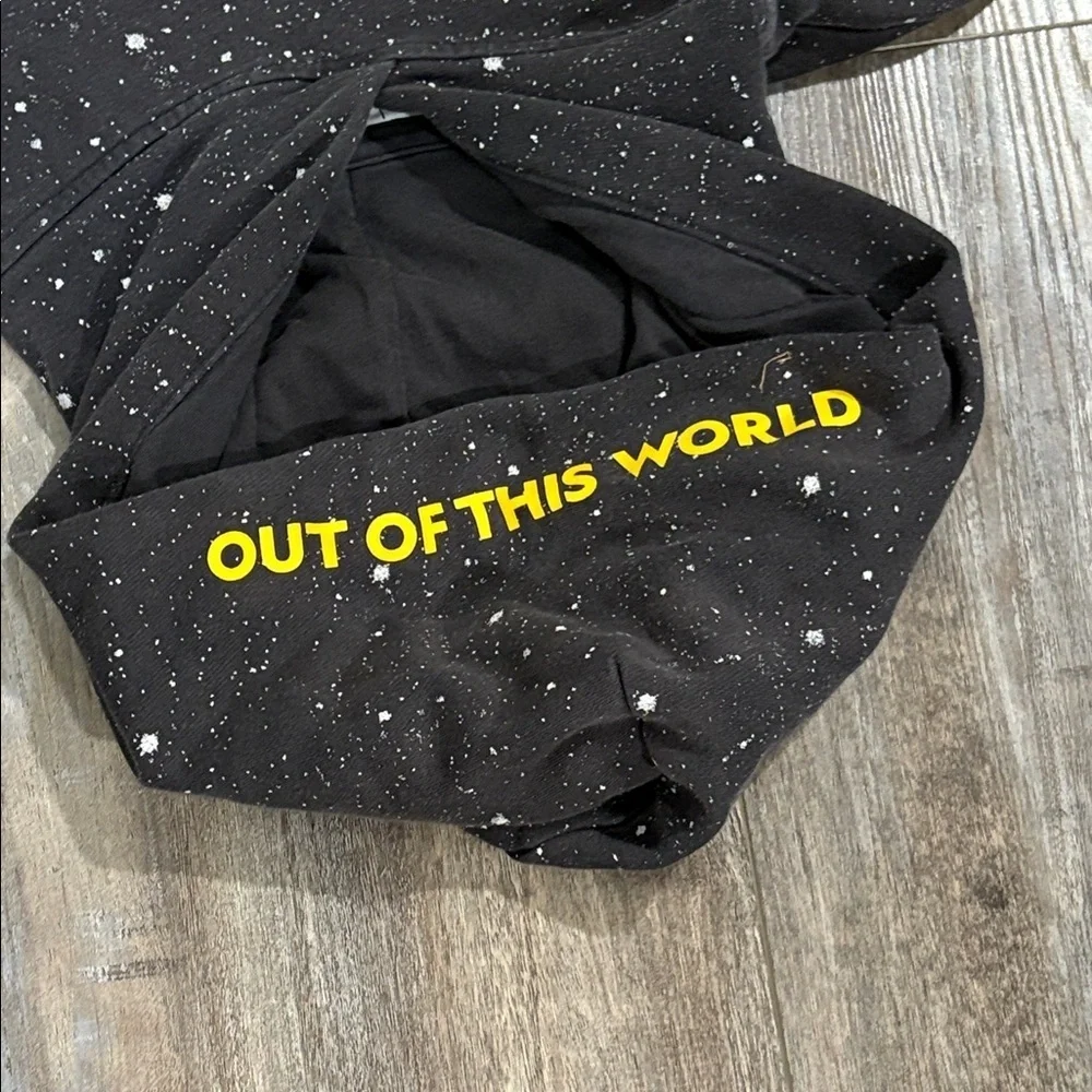 GAP Kids x National Geographic Unisex Black Moon Hoodie Sweatshirt size 12